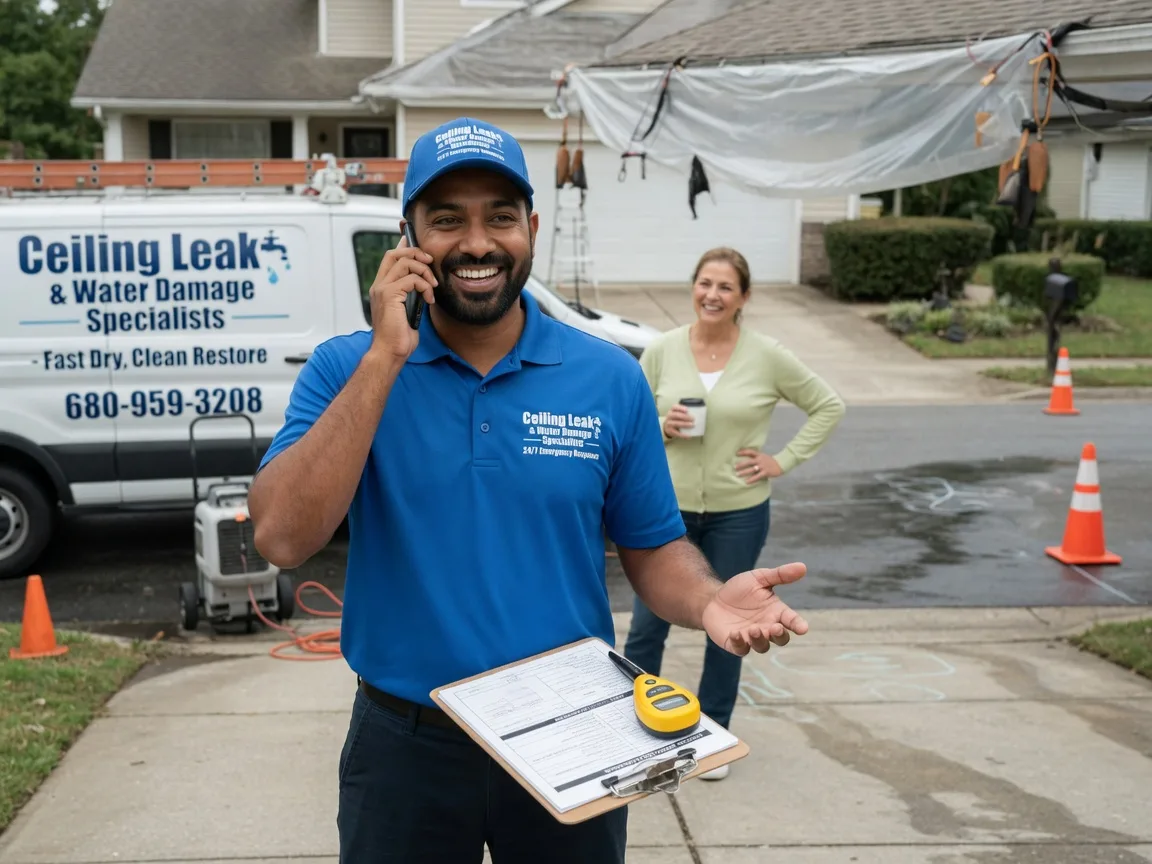 Ceiling Leak Cleanup Ocate, NM FAQs